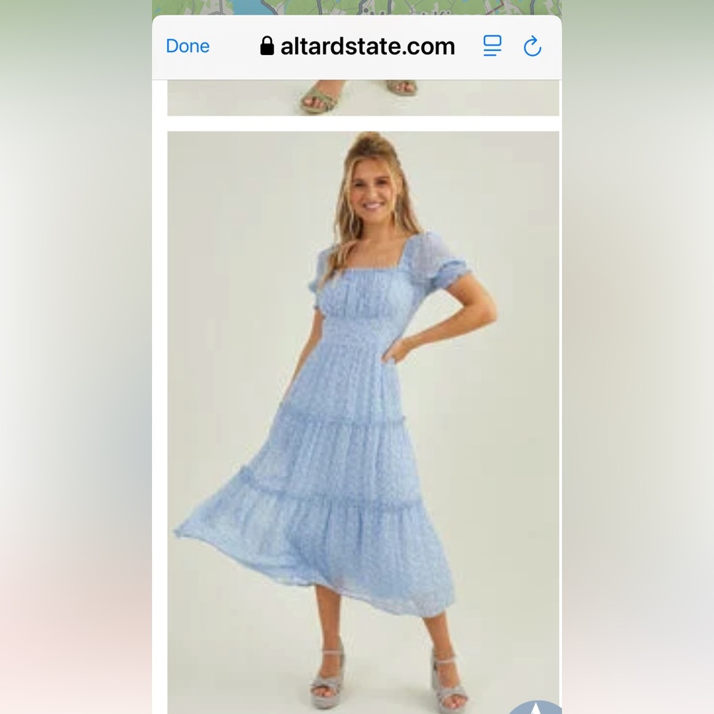 Altar'd State Blue Women's Dress